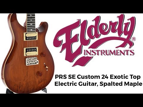 ギター PRS SE Custom 24 Spalted Maple PRS SE Custom 24 Spalted Maple 2015 – Chicago Music Exchange