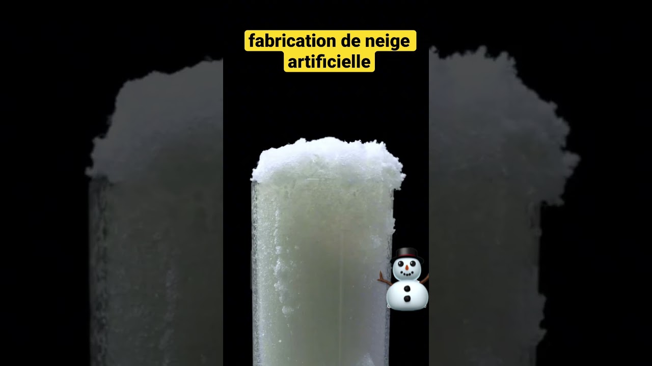 fabrication du neige artificielle