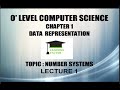 O Level Computer Science Chapter 1 Data Representation Topic : Number Systems