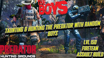 TAUNTING THE PREDATOR DONE RIGHT!! | LVL 150 FIRETEAM BUILD | GUARANTEE INSANE DAMAGE!!!
