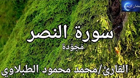 سورة النصر مُجَوَّدة القارئ/ الطبلاوي Surat Al-Nasr: Al-Tablawy