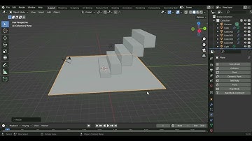 TUTORIAL MEMBUAT BOLA JATUH DARI TANGGA MENGGUNAKAN APLIKASI BLENDER.