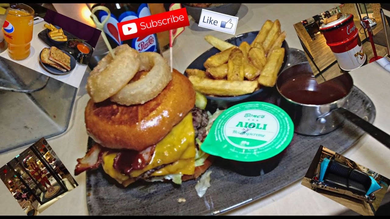 Jeg får den dyreste BURGER NOGENSINDE... Pengene værd???? Vi prøver BONE`S i Sønderborg