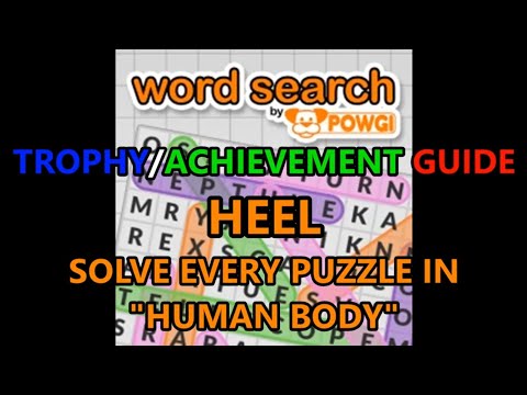 Word Search by POWGI: Heel Trophy Guide