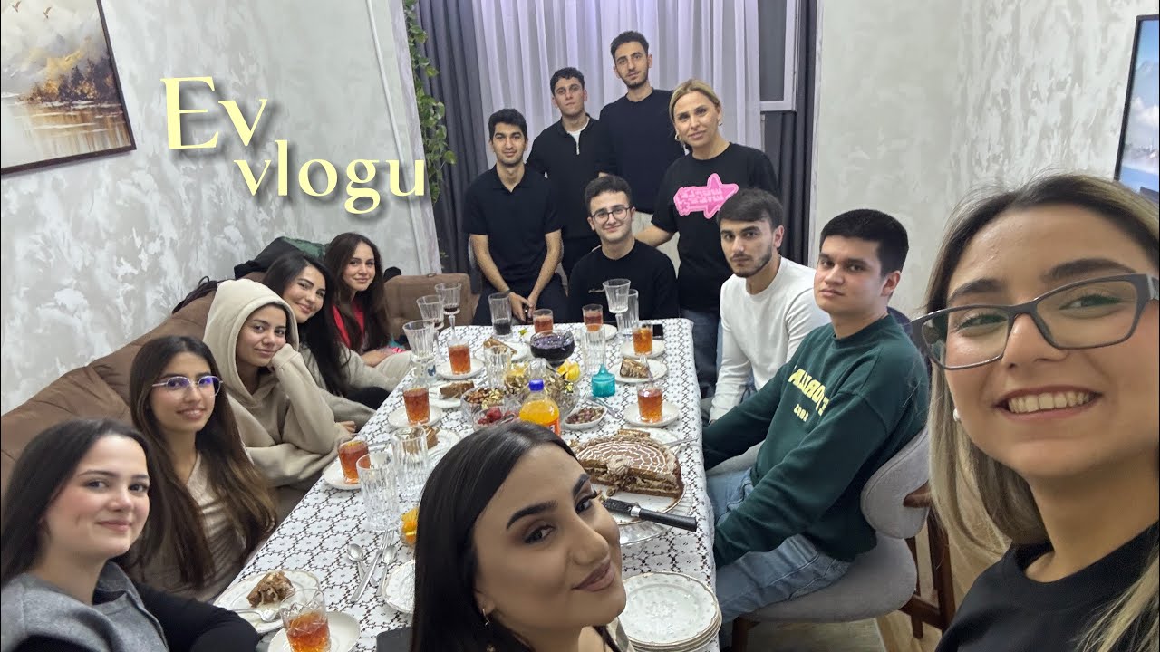 Dostlarıma Yeni İl Qonağlığı🎄| Bol qeybət,gülüş