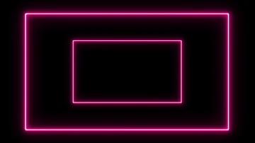 Frame animated free, Neon Light Frame no copyright, animated border, glowing frame, frame video 51