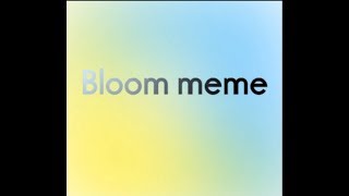 Bloom meme Undertale