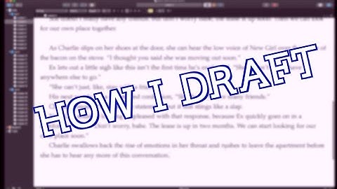 how i write a rough draft