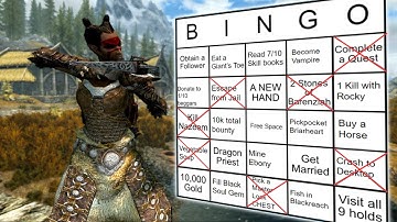 Skyrim Randomizer BINGO - Day 0