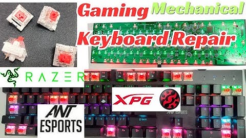 Gaming Mechanical Keyboard Repair | How to Repair Keyboard keys Not Working