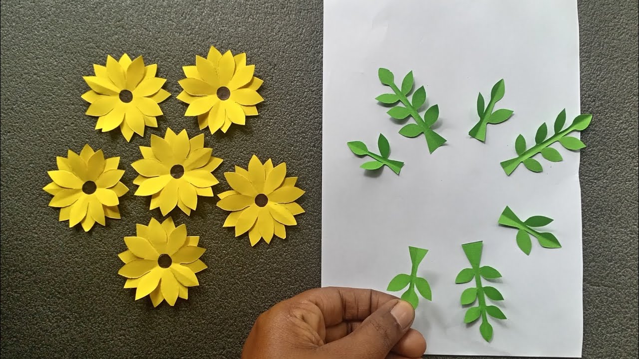 Paper wall hanging 😍|DIY paper crafts #diy #craft #wallhanging 