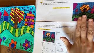 Google Classroom Art Assignment/Pop Art Landscape/Week of 6/1/Grade:3