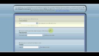 CAE Part 5 Key Word Transformations CAE Part 5 Key Word Transformations