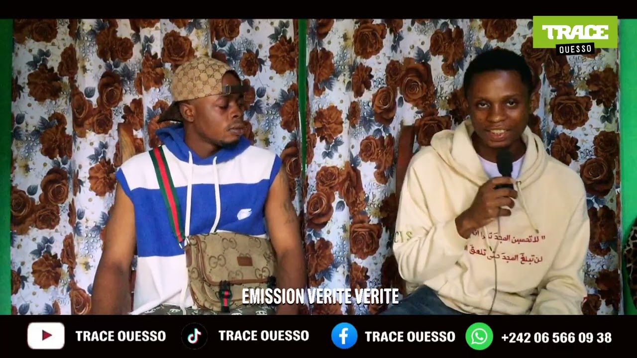 🚨 Le passage de JUNIOR WIZ sur le plateau de TRACE OUESSO. Somo trop 🧏