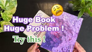 Cut huge book into two parts / tutorial for dividing book in to 2 parts / cut book /