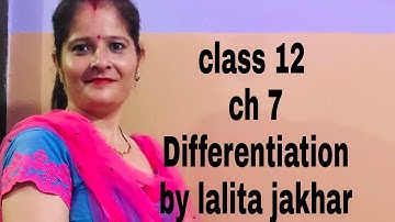 class 12 elements of mathematics ch 7 differentiation  solutions of ex 7.8.