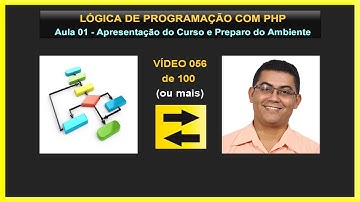 Lição 056 - Curso Grátis de Lógica de Programação Com PHP - Aula 01 - Apresentação do Curso