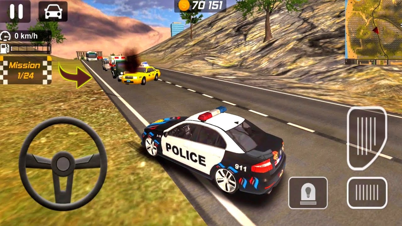 toy car simulator drive Android gameplay police chase 4240 YouTube