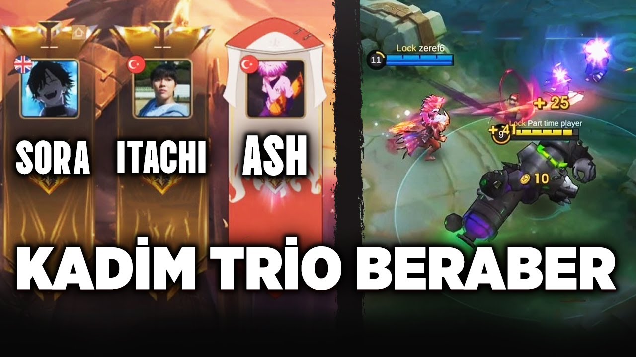 BU ÜÇLÜ ÇOK GÜÇLÜ | ITACHI SORA ASH | Grock Mobile Legends
