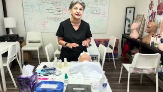 Advanced practical practice,Cleansing of the Face, part two