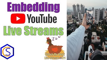 How to Embed YouTube Live Streams in your Joomla Site - 👀 Watch Me Work 071