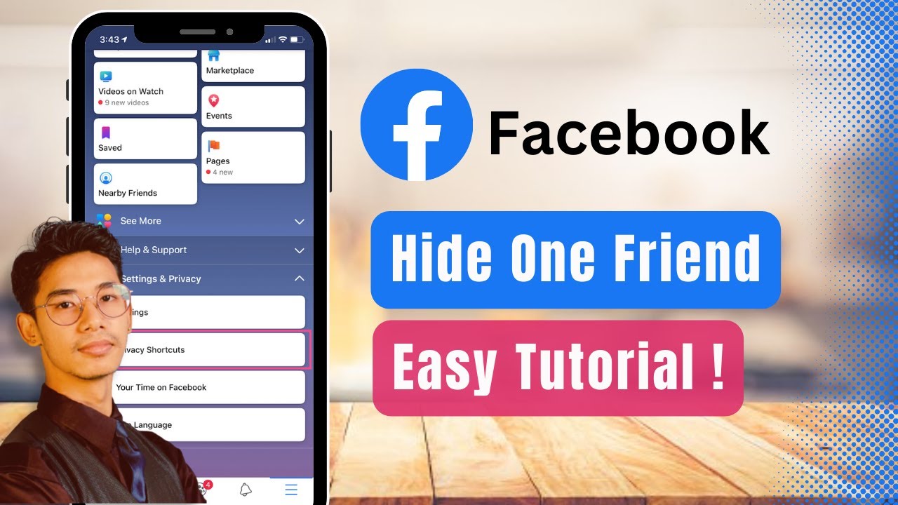 How to Hide One Friend on Facebook ! - YouTube