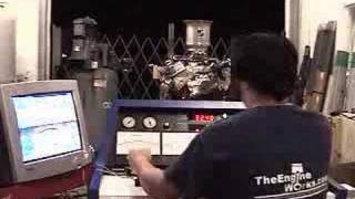 Chevy 489 "stroker" on the dyno built by TheEngineWorks.com