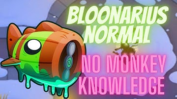 Bloons TD 6 - Bloonarius normal - NO Monkey Knowledge! Quiet street