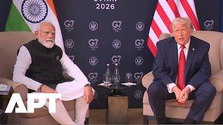 Trump and Modi Hold High-Stakes Bilateral Meeting at G7 Summit in France | APT