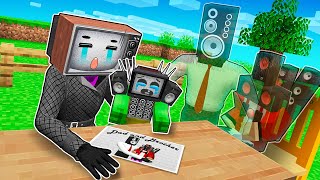 R.I.P JJ and SPEAKER DAD? ALL EPISODES of BABY Mikey \& JJ FAMILY - SAD STORY in Minecraft! - Maizen