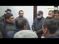 Митингующие ворвались в ГРС и потребовали отставки руководства