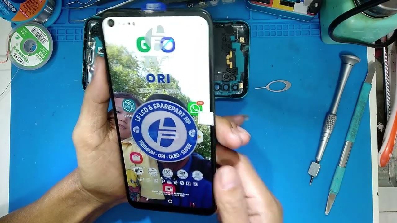 CARA GANTI LCD SAMSUNG M11...mudah dan cepat...