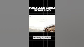 Have you heard of Parallax Zoom Scrolling Web Design Trend 2023