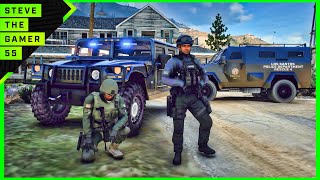 GTA 5 Mod FIB SWAT Callouts| GTA 5 Lspdfr Mod| 4K