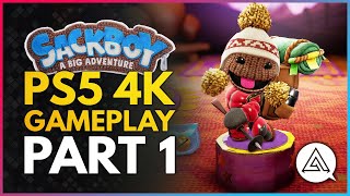 Sackboy A Big Adventure | PS5 4K Gameplay Part 1