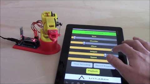 Training LittleArm 2C Arduino Robot Arm with Android App
