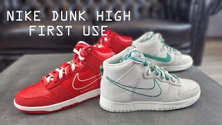 dunk high first use stockx
