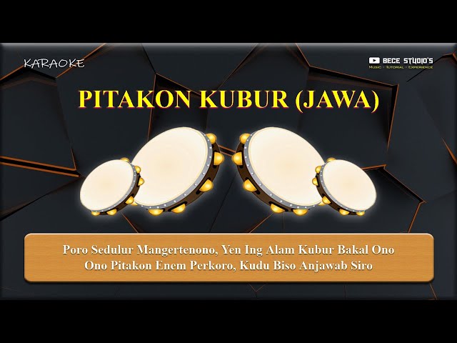 Karaoke Banjari || Pitakon Kubur (Lirik) class=