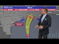 Forecast: Delta strengthens as the Category 3 storm eyes Friday landfall