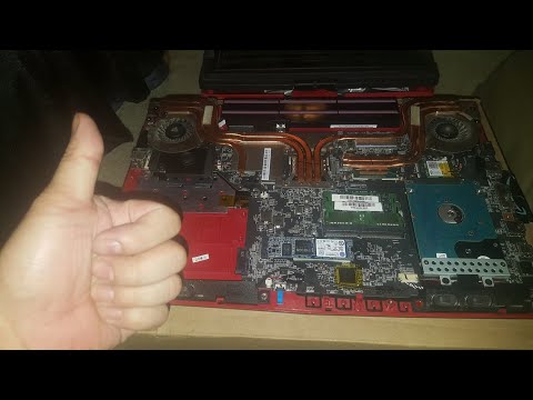 How to Disassemble Reassemble and Clean Gaming Laptop MSI GE62VR Apache Pro & Reapply Thermal Paste