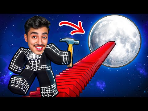 Roblox: I have to go to the moon to get my stolen phone back🤯(Building to the moon)!!🔥