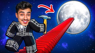 روبلوكس:لازم اطلع عالقمر لاجيب تلفوني المسروق🤯(البناء الا القمر).!!🔥
