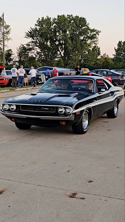 1970 Dodge Challenger R/T Classic Car Drive By Engine Sound Sanders Car Show 2024