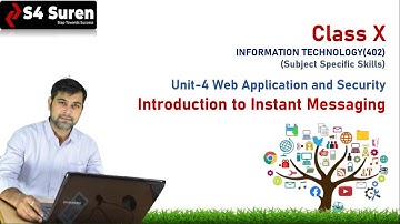 CH-17 Introduction to Instant Messaging | Unit-4 Web Application and Security | CLASS:  X IT (402)