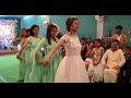 Shillong wedding  bride and bridesmaids wedding dance  ricky weds jaquilyne