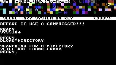 COMMODORE 16 116 PLUS 4 +4 Secret Ary v1 0 PROBLEM 19xxTHSCHUenFW prg