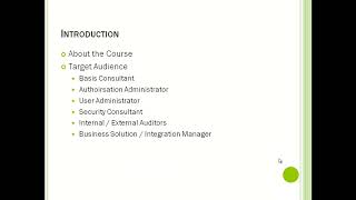 Information 2   Introduction to SAP Security Guide