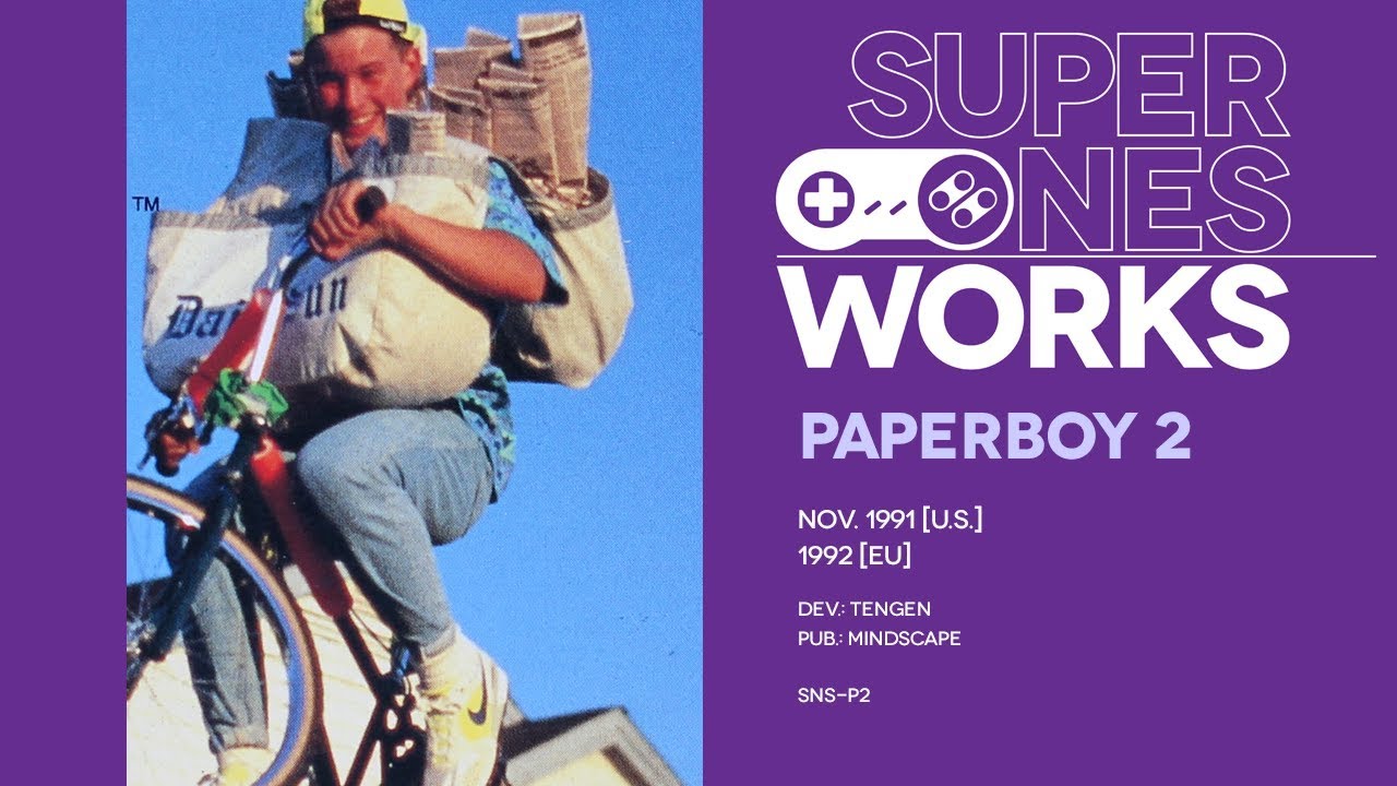 Paperboy 2 retrospective: A game about nothing? | Super NES Works #018 - YouTube