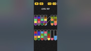 Water Sort Puzzle Level 1127 Walkthrough Solution Android/iOS 💦