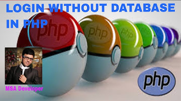 Login without database in php using session and post